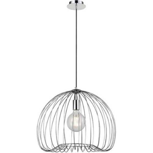 Franklite PCH175 Ceiling Pendant In Chrome Finish - Dia: 495mm