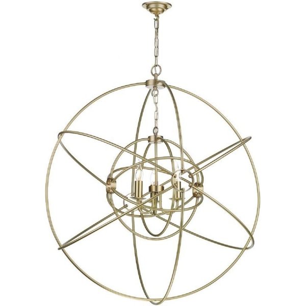 David Hunt Lighting ORB8840 Orb 3 Light Ceiling Pendant In Butter Brass - Dia: 900mm