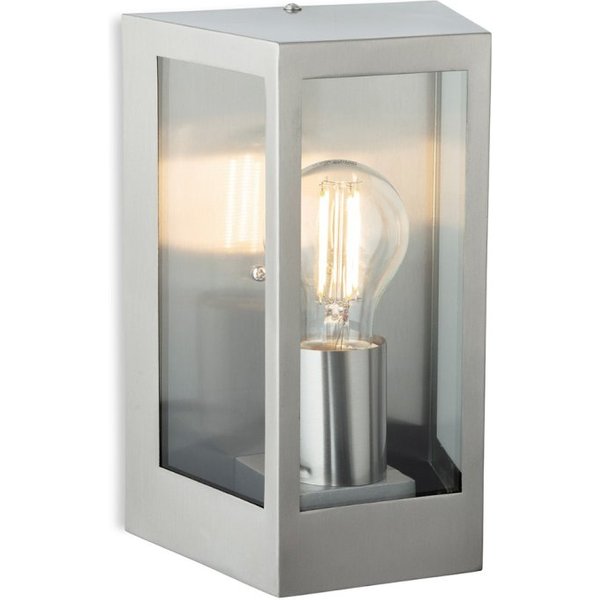 Firstlight 3832ST Brandon Outdoor Wall Light In Stainless Steel IP44
