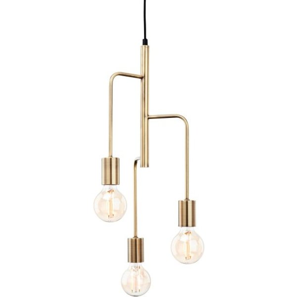Firstlight 4866AB Roxy Three Light Ceiling Pendant Light In Antique Brass
