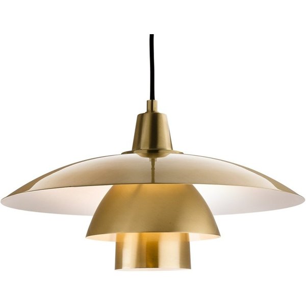 Firstlight 4853BB Olsen One Light Ceiling Pendant Light In Brushed Brass