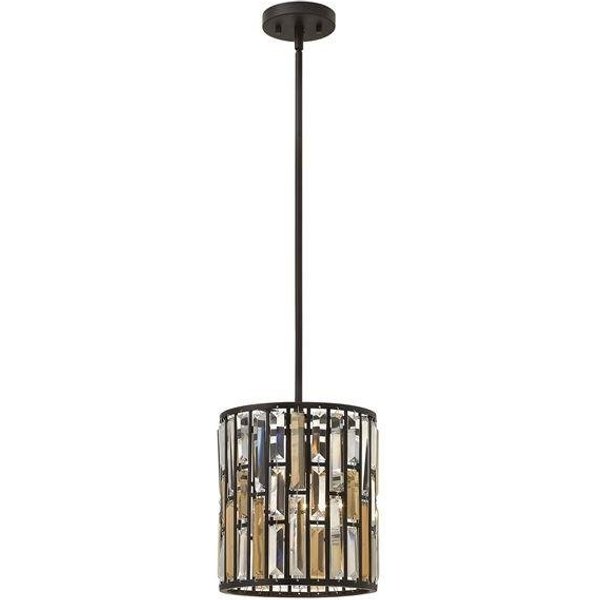 HK/GEMMA/P/A VBZ Gemma 1 Light Vintage Bronze Mini Ceiling Pendant