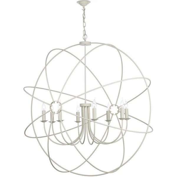 David Hunt Lighting ORB0899-04-C02 Orb 8 Light Ceiling Pendant in Cream