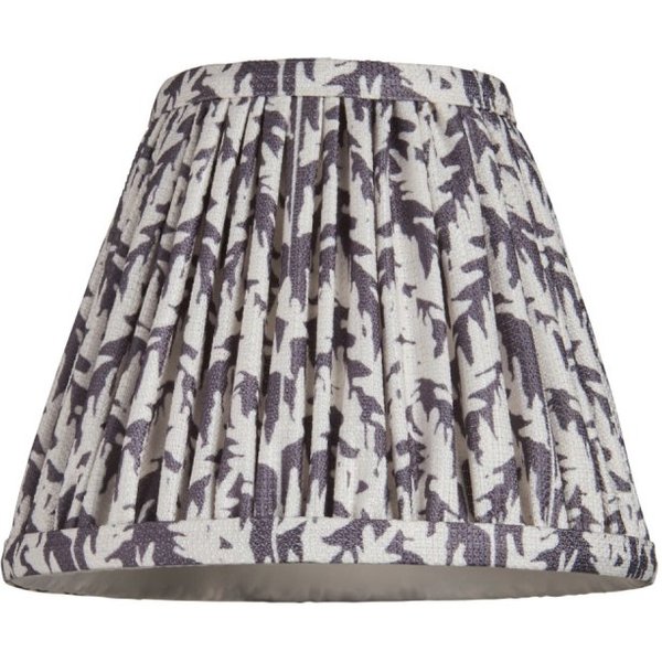 Endon 111294 Leaf Tapered Lamp Shade 16 cm In Pearl Grey