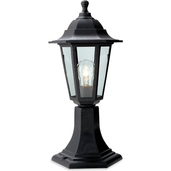 Firstlight 8350BK Malmo Coastal Pillar Light In Black Resin