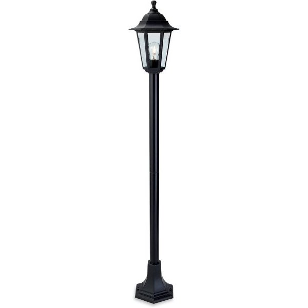 Firstlight 8351BK Malmo Coastal Post Lamp In Black Resin