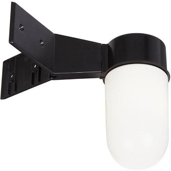 Saxby EL-40088 IP44 Outdoor Corner Mounting Black Wall Light