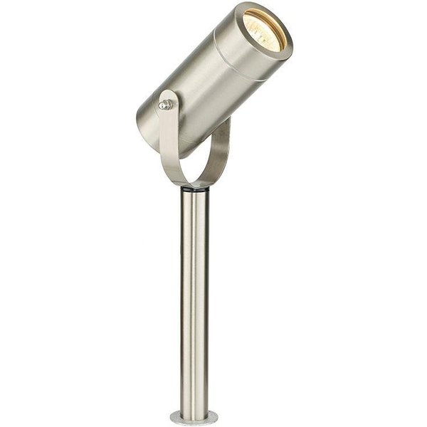 Saxby 13914 Palin Ground Spike Light in Brushed Stainless Steel Finish