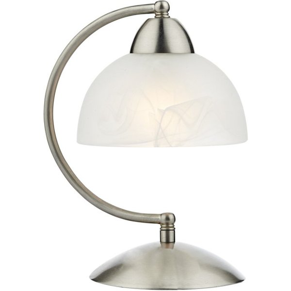 SAX4046 Saxby Satin Chrome and Glass Touch Table Lamp