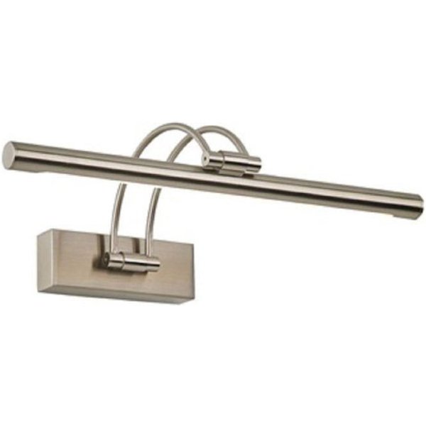 Franklite WB079 LED Picture Light In Satin Nickel Finish - Width: 380mm
