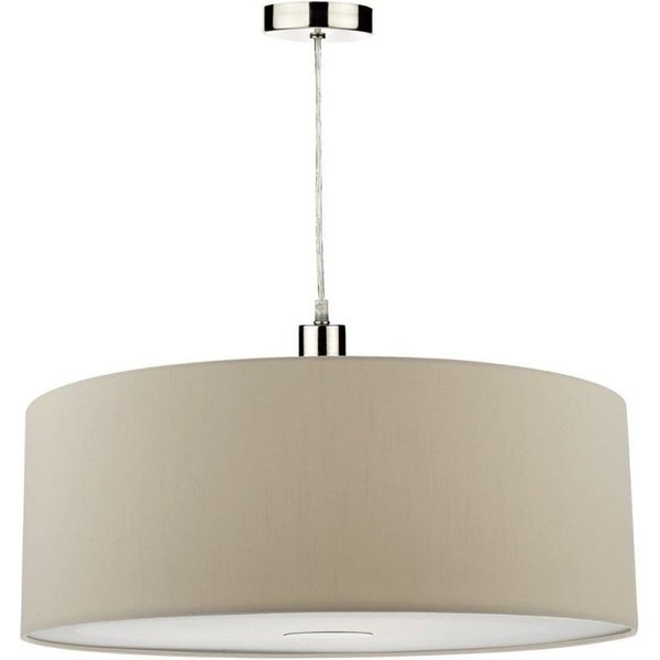 Dar RON8629 Ronda Easy Fit Pendant In Ecru - Dia: 600mm