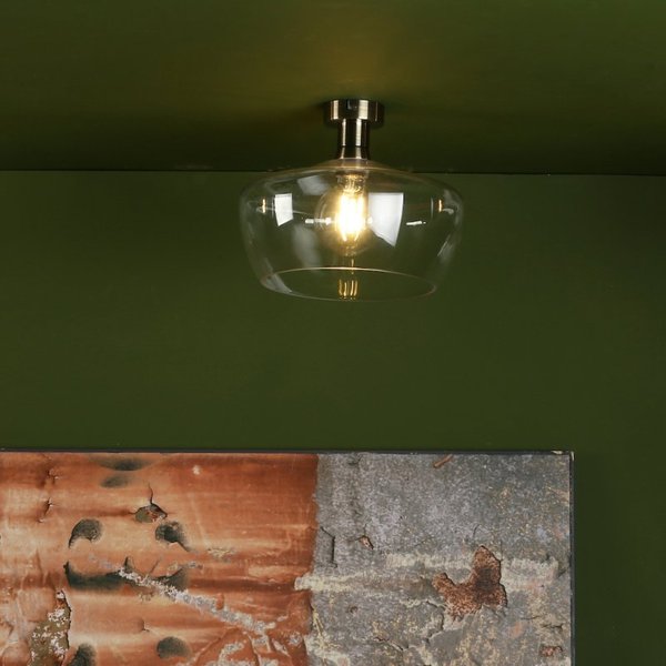 Dar FID6508 Fidella Easy Fit Ceiling Pendant In Clear Glass