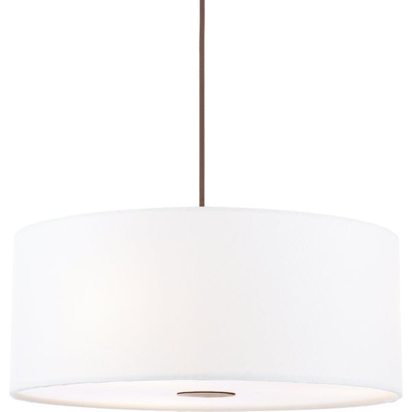 Dar Lighting Isla Easy Fit Ceiling Pendant Light Shade In Ivory 40cm ISL6515