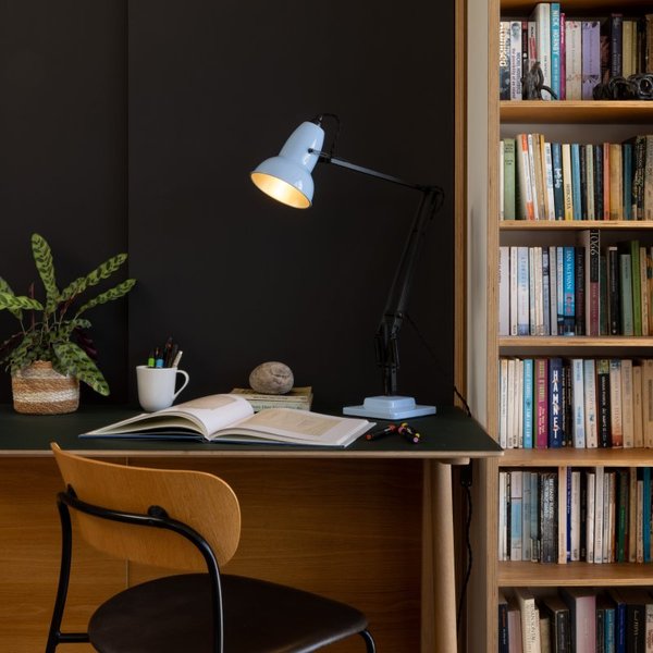 Anglepoise 33347 Original 1227 Desk Lamp In Opal Blue And Black Finish