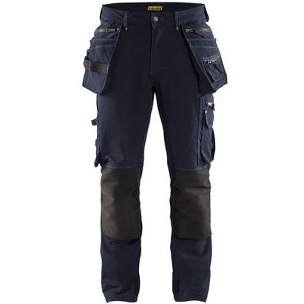 Blaklader - Pantaloni X1900 Artigiano Stretch 4d Grigio Scuro/nero C46-image
