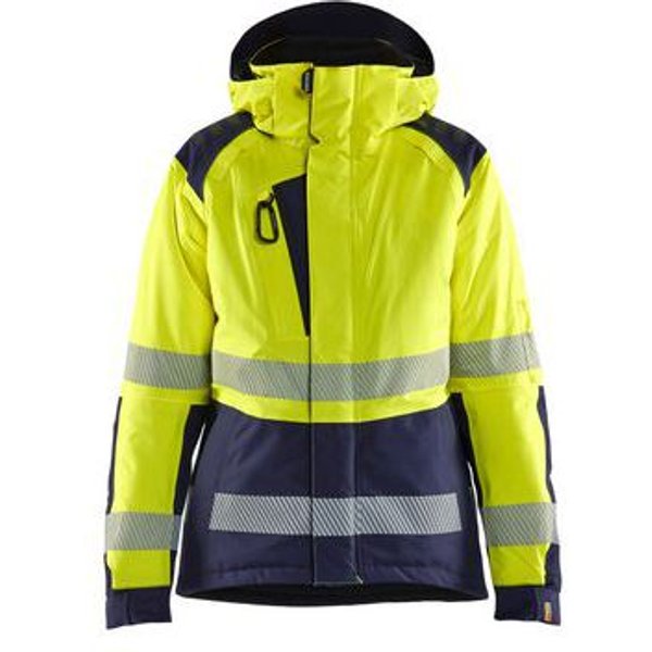 Blaklader - Giacca Invernale Donna Ad Alta Visibilità Giallo/blu Marina-image