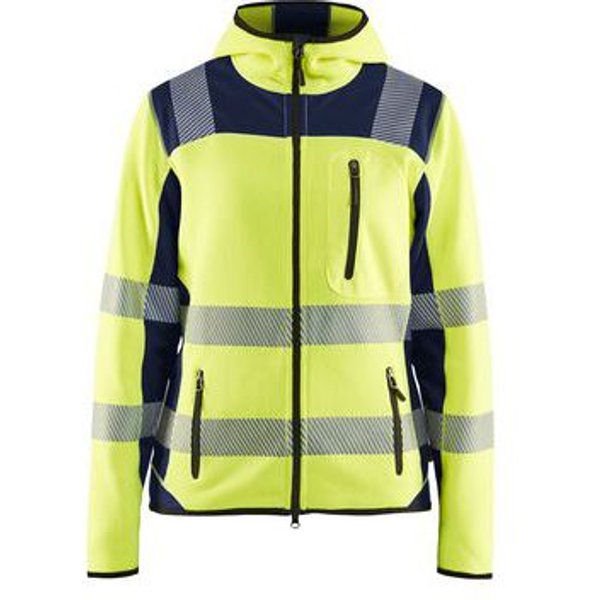 Blaklader - Giacca Da Lavoro In Tricot Donna Colore Blu Marina/giallo-image