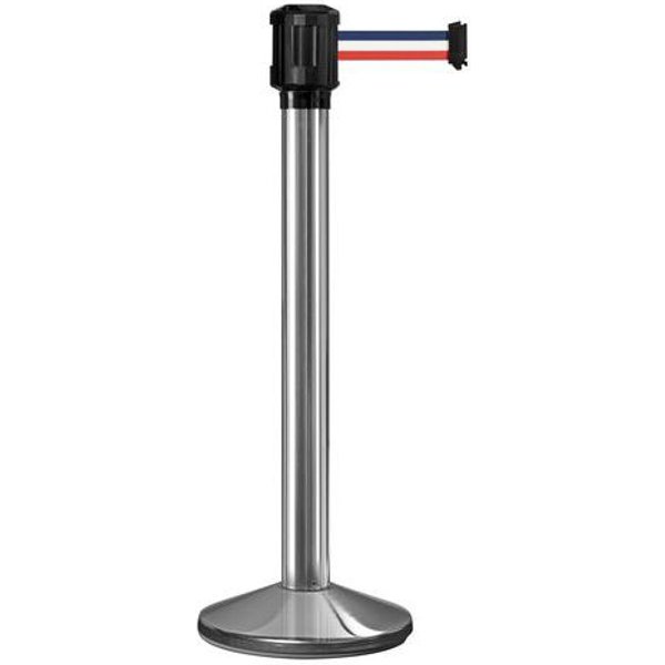 Viso - Paletto Per Esterni Cromato Nastro 4m Bianco/rosso/bianco-image