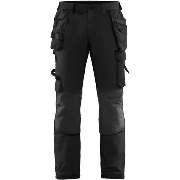 Blaklader - Pantaloni Da Artigiano Stretch 4d Nero/grigio Scuro C46-image