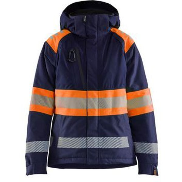 Blaklader - Giacca Invernale Alta Visibilità 1a Classe Blu Marina/aranc-image