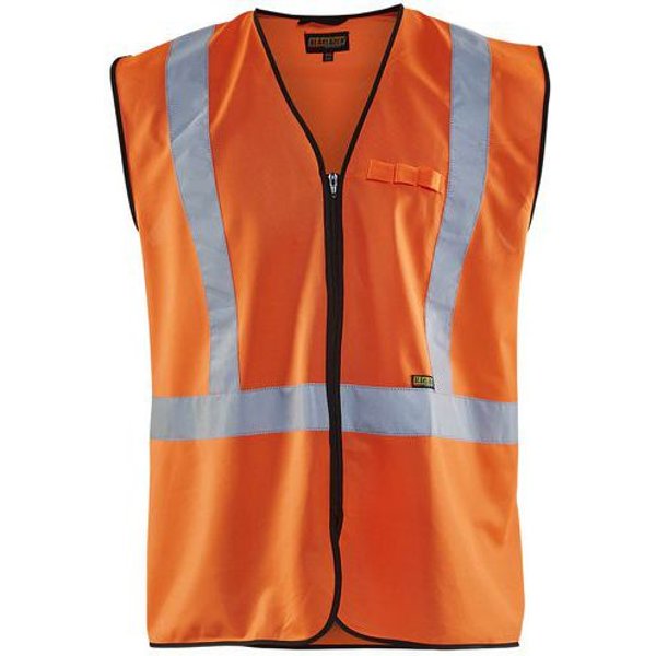 Blaklader - Gilet Con Zip Ad Alta Visibilità In Arancione Fluo-image