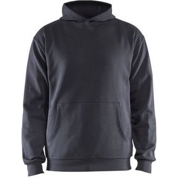 Felpa Con Cappuccio Taglia Grande In Grigio Medio,-image