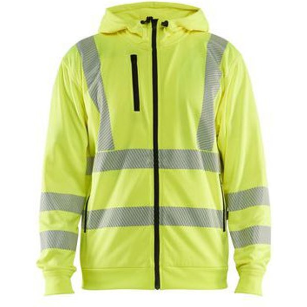 Felpa Con Cappuccio Con Zip Alta Visibilità Giallo L,-image