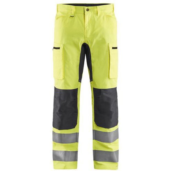 Pantaloni Alta Visibilità Giallo Fluo/Grigio Medio T C58,-image
