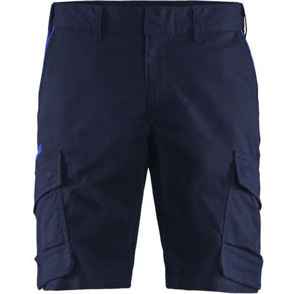 Blaklader - Pantaloncini Artigiano Stretch 4d Blu Marina Scuro/nero C48-image