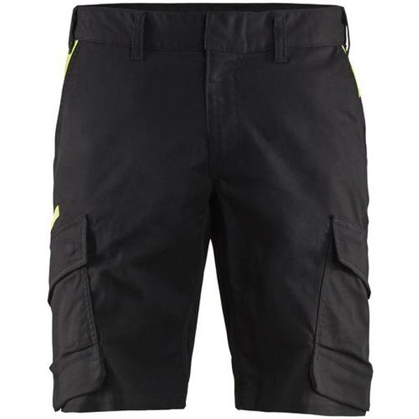 Blaklader - Pantaloncini Per Artigiano Stretch 4d Nero/grigio Scuro C48-image