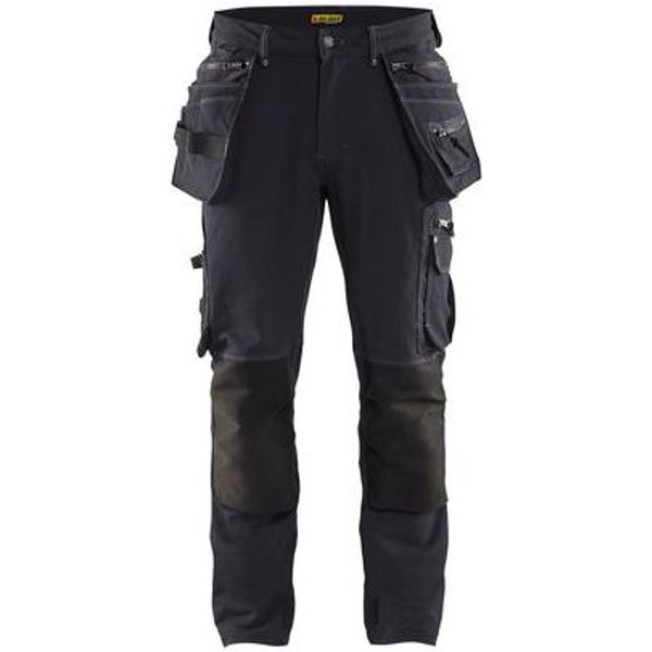Blaklader - Pantaloni X1900 Artigiano Stretch 4d Grigio Scuro/nero C46-image