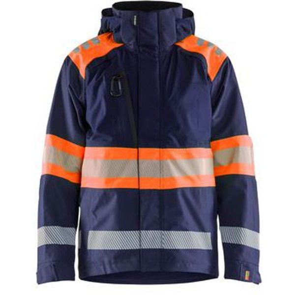 Blaklader - Giacca Professionale Hardshell Alta Visibilità Blu Marina-image
