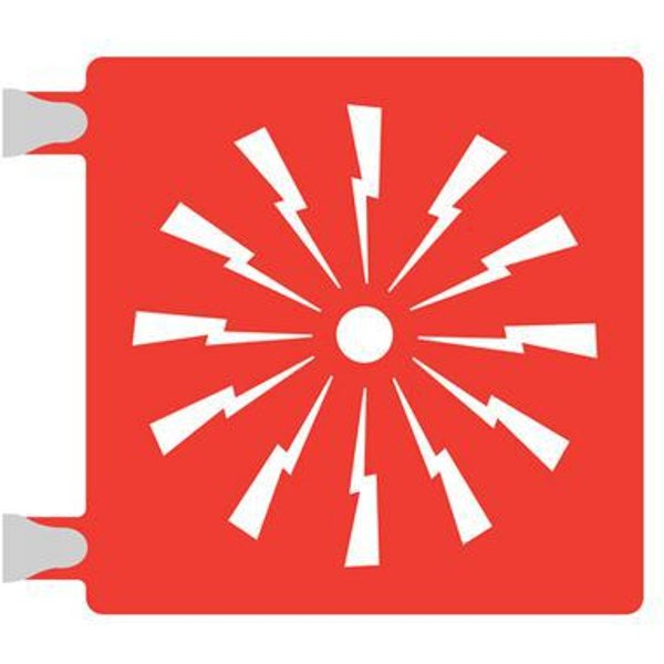 Cartello Plexi 3D - Allarme Antincendio - Bifacciale,-image