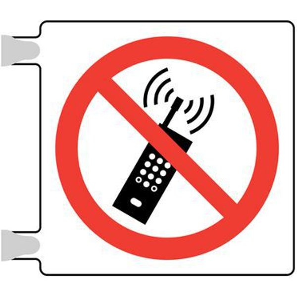 Cartello Plexi3D Divieto -Vietato Uso Cellulare Bifacciale,-image