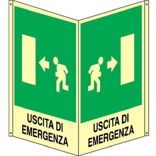 Bifacciale Verticale Luminescente - Uscita Esterno 160X210,-image