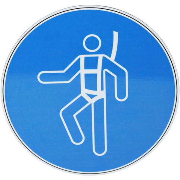 Cartello Imbracatura Di Sicurezza Obbligatoria-all-200mm - Manutan-image