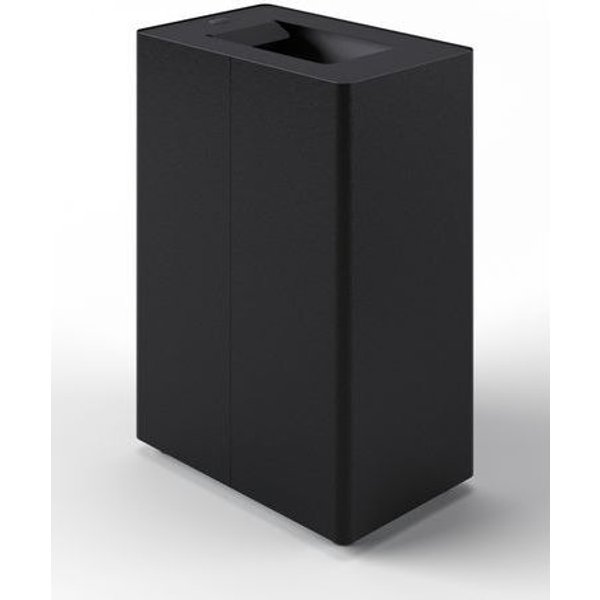 Cestino Per La Raccolta Differenziata A Un Scomparto Nero,-image