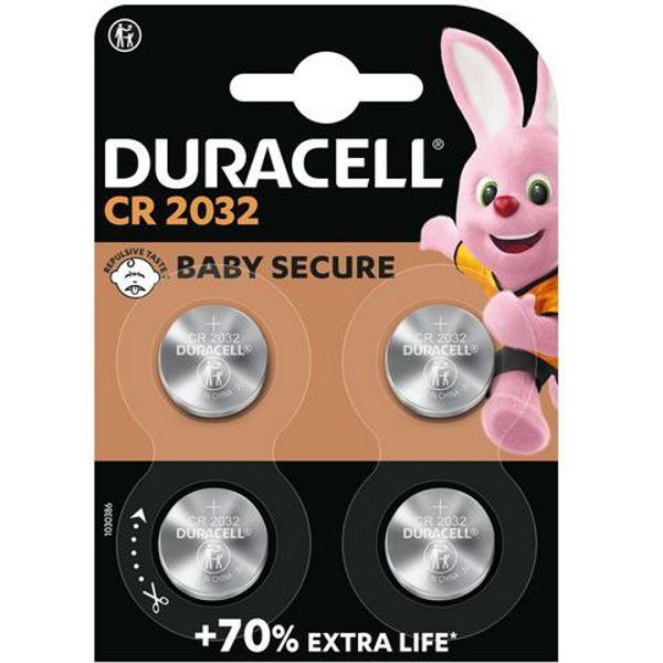 Duracell - Pila A Bottone Al Litio 2032 - Confezione Da 4 - Duracell-image