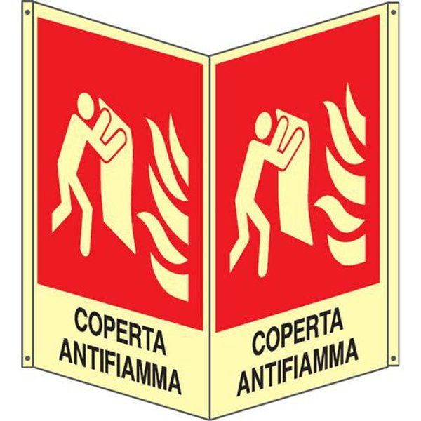 Bifacciale Verticale Luminescente - Coperta Antifiamma,-image