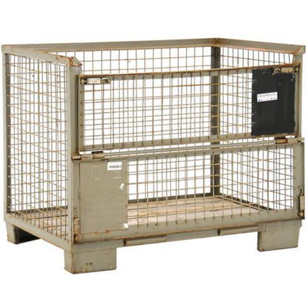 Cassa-Pallet Europool Ricondizionata - 1 Lato Ribaltabile,-image