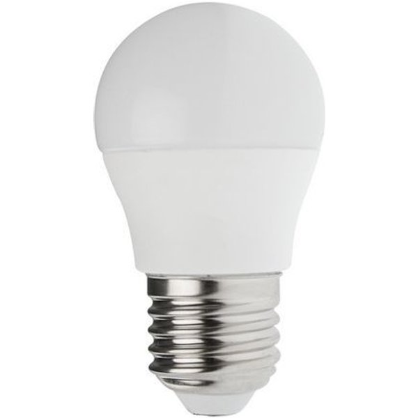Lampadina Led Smd Minisferica P45 6W/470Lm Attacco E27 3000K,-image