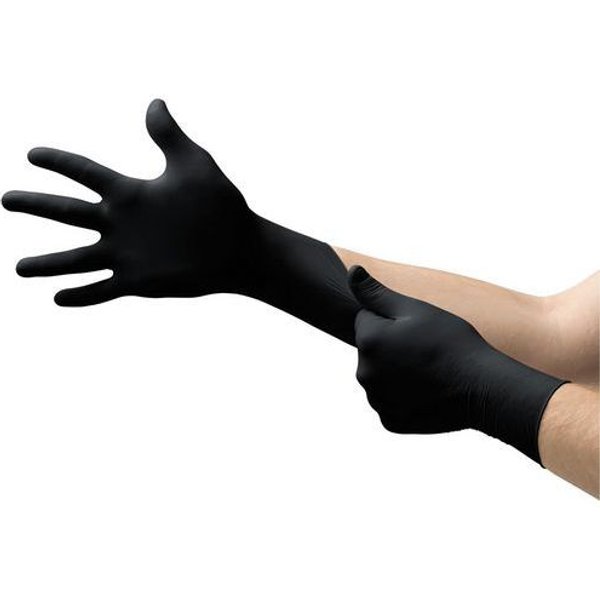 Guanti Monouso In Nitrile Nero Microflex 93-732 Taglia 10,-image