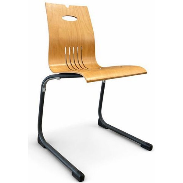 Sedia Ricondizionata - Impilabile - Scocca In Legno,-image