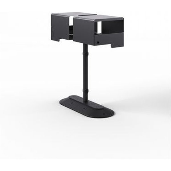 Portarifiuti Coperto Doppio Su Base 2X100 L Con Reggisacco,-image
