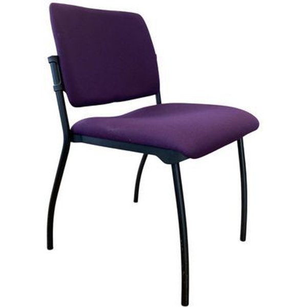 Sedia Ricondizionata - Schienale In Maglia - Viola,-image