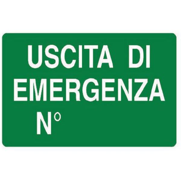 Cart. Alluminio Mm 300X200 Enza N Uscita Di Emerg,-image