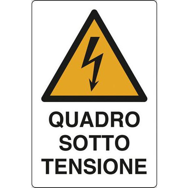 Cart. Alluminio Quadro 180X120 Sotto Tensione,-image