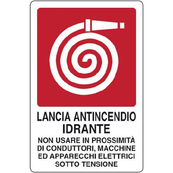 Cart. Alluminio Lancia Antincendio 300X200 Idrante Non Usa,-image