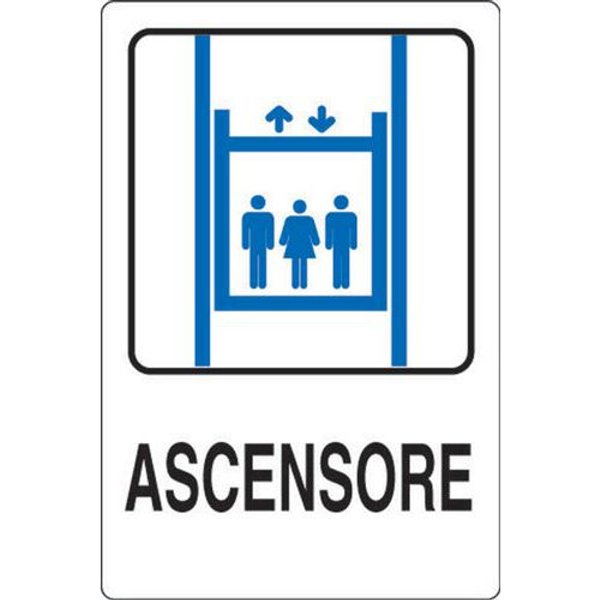 Cart. Alluminio Di Indicazione 500X350Mm Ascensore,-image