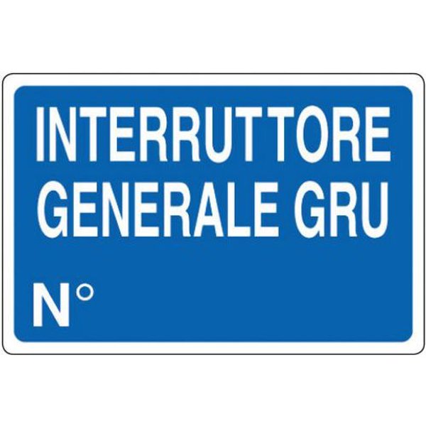 Cart. Alluminio Interruttore 180X120Mm Generale Gru N,-image